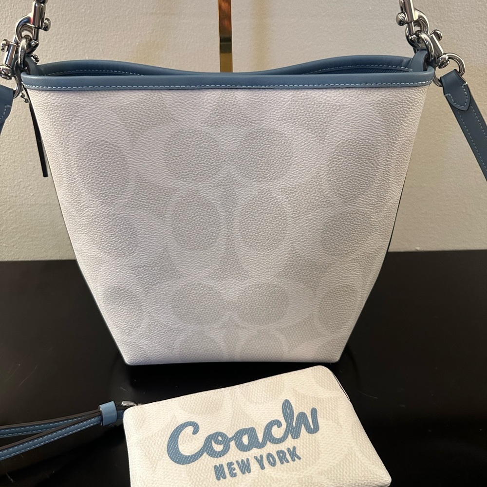 Coach City Bucket Bag With Coach Graphic with Matching Coach Wristlet - Picture 8 of 8